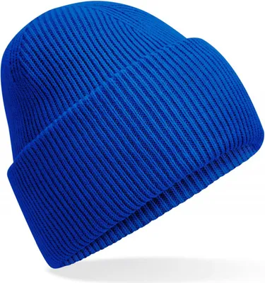 Produktbild von Beechfield B385R | Classic Engineered Deep Cuffed Beanie - Farbe: Bright Royal - Größe: One Size