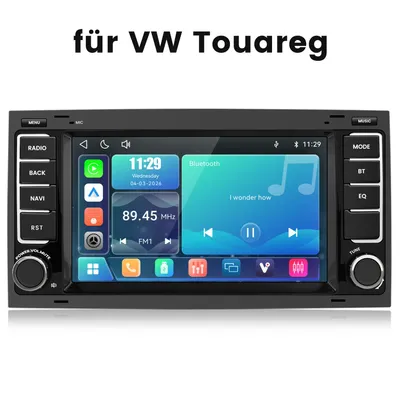 Obrázok produktu pre 7-palcové autorádio s operačným systémom Linux pre vozidlá VW Touareg (ročníky 2004-2011), s bezdrôtovým Apple CarPlay a Android Auto, Bluetooth 5.0, FM RDS a USB portom