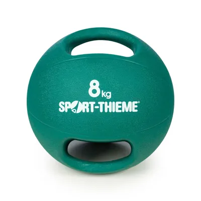 Produktbild von Sport-Thieme Medizinball "Dual Grip", 8 kg, Grün