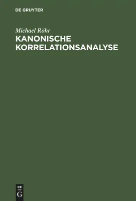 Produktbild von Kanonische Korrelationsanalyse