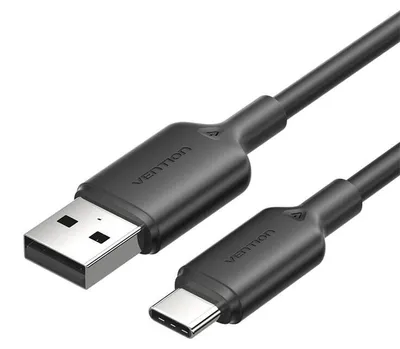 Immagine prodotto di USB 2.0 A to USB-C 3A cable Vention CTQBF 1M (black)