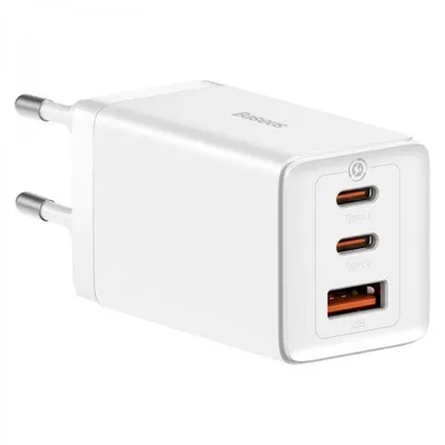 Zdjęcie produktu dla Baseus GaN5 Pro Uniwersalny Biały AC, USB Szybkie ładowanie w pomieszczeniu