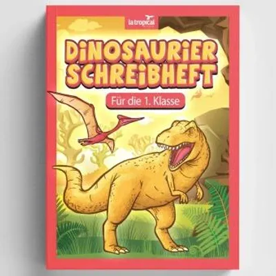 Produktbild von Dinosaurier Schreibheft für die 1. Klasse