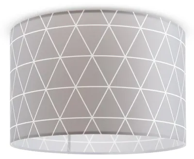 Produktbild von Deckenlampe Lampenschirm Stoff Pendelleuchte E27 Hängeleuchte Schlafzimmer Rund
