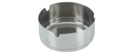 Image de 1x Cendrier en acier inoxydable de 8 cm de diamètre
