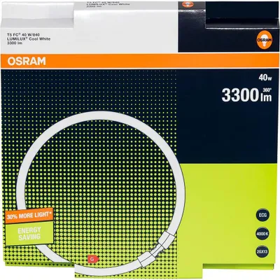 Produktbild von Osram FC 40 W/840, 39,9 W, 3400 lm, 12000 h, Kaltweiße