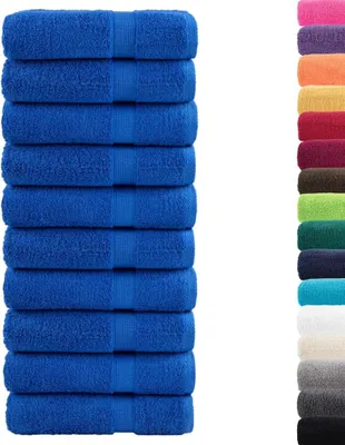 Immagine prodotto di Asciugamani vidaXL Premium SOLUND, 10 pezzi, blu, 50x100 cm, 600 g/m²