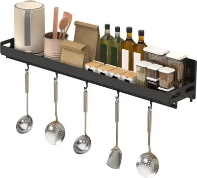 Produktbild von Famanu Küchenregal Wandmontage - Platzsparend, vielseitig einsetzbar