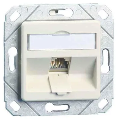 Image de METZ CONNECT 130B11D11102-E Prise RJ-45 Blanc (130B11D11102E90)
