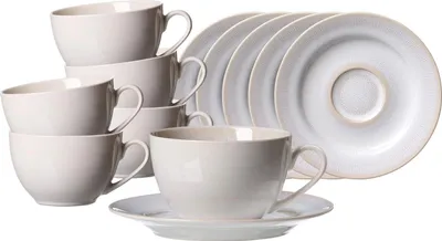 Produktbild von Ritzenhoff & Breker Laredo Kaffeetasse mit Untertasse 220 ml 6er Set