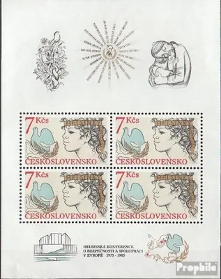 Produktbild von Briefmarken Tschechoslowakei 1985 Mi Block65 (kompl.Ausg.) postfrisch KSZE
