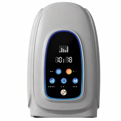 Produktbild von Elektrisches Handmassagegerät mit Wärme & Kompression, kabellos, Touchscreen, Handpflege Massagegerät