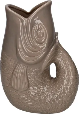 Produktbild von Gift Company Weinkühler Vase Karaffe Monsieur Glacon Fisch Sandstone