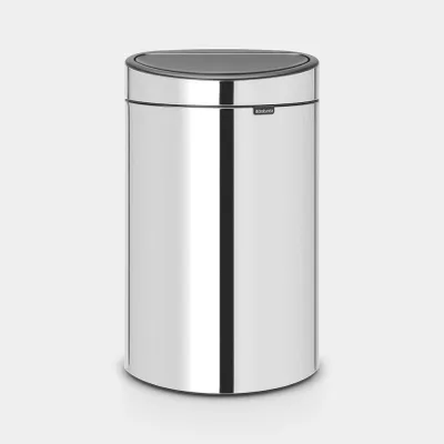 Zdjęcie produktu dla Brabantia 112881, 40 l, Prostokątny, Stal nierdzewna, Pedał, 435 mm, 302 mm