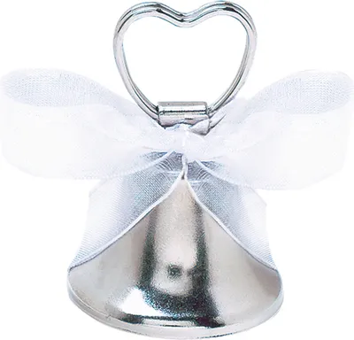 Produktbild von Platzkartenhalter Glocke - Silber | Tischdekoration Hochzeit