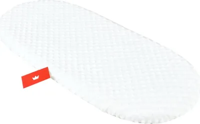 Produktbild von BABYLUX Spannbettlaken für Kinderwagen Spannbetttuch Bettlaken 2. Minky - Weiß