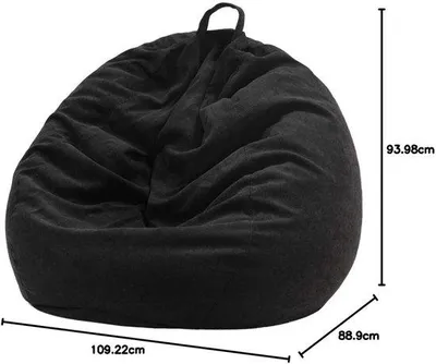 Productafbeelding van Bean Bag Stoel Cover voor Kinderen en Volwassenen, Zacht en Wasbaar