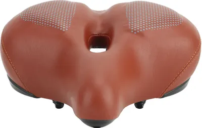 Immagine prodotto di Sella da bicicletta con ammortizzatore, sella comfort impermeabile in silicone, per uomo e donna, marrone