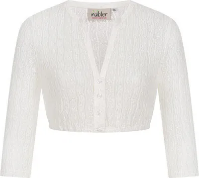 Produktbild von Dirndlbluse Langarm Juna in Creme von Nübler Größe 34