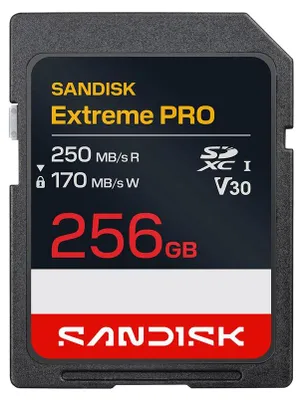 Produktbild von SanDisk Extreme PRO - Flash-Speicherkarte - 256