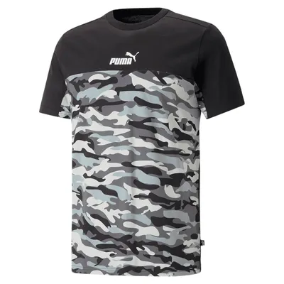 Produktbild von PUMA Essentials Block Camouflage T-Shirt Herren 01 - puma black S