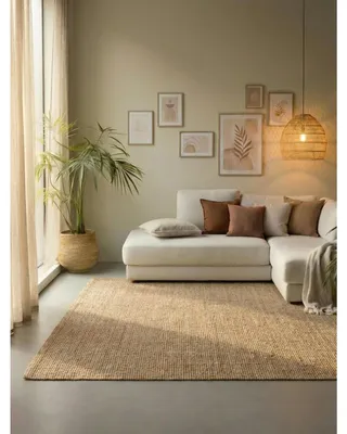 Immagine prodotto di Tappeto in juta Tappeto da salotto - Tessuto a mano - 160 x 230 cm - Naturale