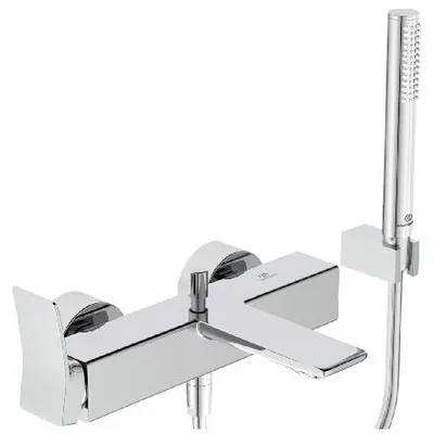 Immagine prodotto di Ideal Standard Rubinetto Conca - Miscelatore da bagno con accessori, cromo BC763AA
