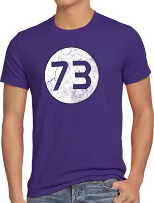 Produktbild von style3 Sheldon Lieblingszahl 73 Herren T-Shirt