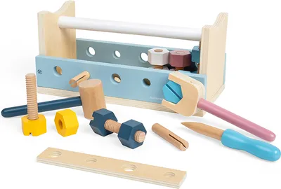 Obrázok produktu pre Bigjigs Toys Box na náradie 2 v 1