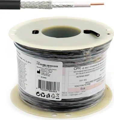 Obrázek produktu pro RG58U 50m (194ft) Low Loss RF Coaxial Cable 50 Ohm