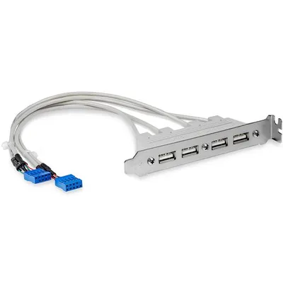 Obrázek produktu pro StarTech.com USBPLATE4, 0,286 m, CE, UL, REACH, RoHS, -5 - 40 °C, -5 - 80 °C, 20 - 60%