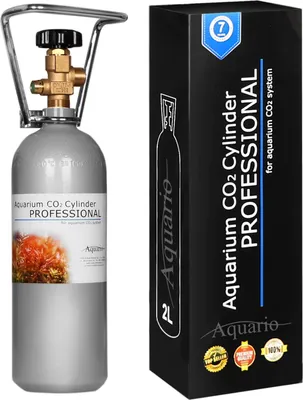Zdjęcie produktu dla Butla CO2 Aquario BLUE 2l 47cm - nowa z zaworem
