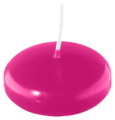 Produktbild von Schwimmkerzen Fuchsia Pink 24 x Ø 60 mm, 20 Stück
