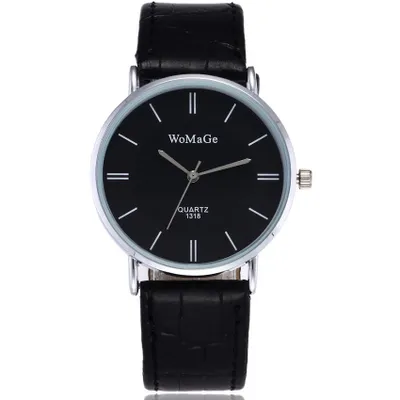 Produktbild von RI-14843 Herrenuhr Schwarz - Elegante Armbanduhr KP14843
