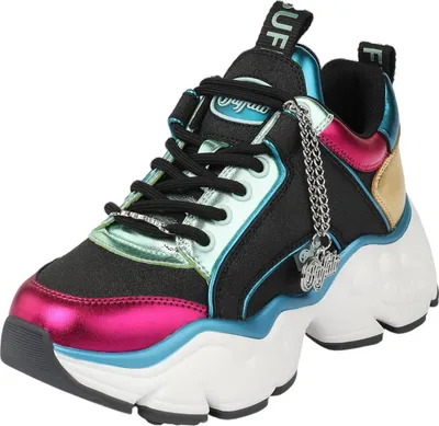 Produktbild von Buffalo Damen Low Sneaker Binary Glam L 1636584 Schwarz