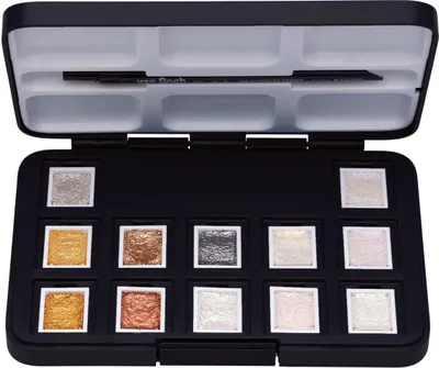 Obrázok produktu pre Van Gogh 20808640, Grafit, Bronzová farba, Medená, Zlato, Zelená, Červená, Strieborná, Fialová, Biela, Žltá, 12 kusov