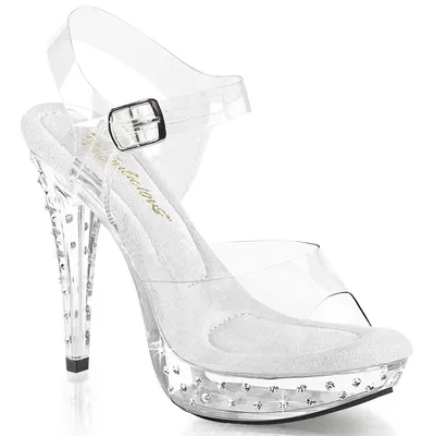 Produktbild von COCKTAIL-508SDT Damen Sandale von Fabulicious, Transparent EU 37, US 7
