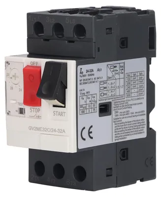 Produktbild von Motorschutzschalter 3P Überlastschutzschalter Manueller Starterknopf AC 690V GV2-ME32C 24-32A