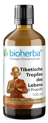 Produktbild von Bioherba Tibetische Tropfen des Lebens mit Propolis Tinktur 100 ml