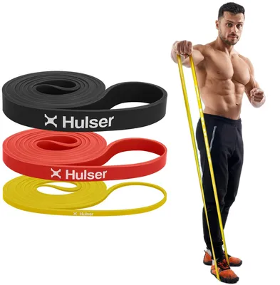 Imagen del producto de Conjunto de 3 bandas de resistencia para fitness y entrenamiento de fuerza