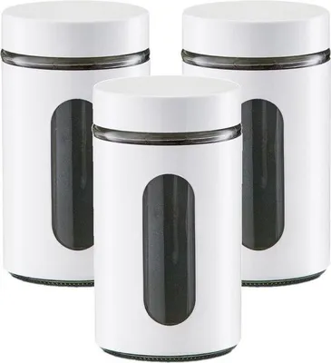 Produktbild von Zeller storageglasswindow Vorratsglas 900 ml, 3 Stück