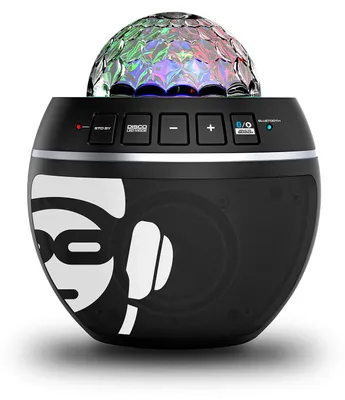 Productafbeelding van Discobal Bluetooth luidspreker - 40 W - Zwart - Met microfoon en verlichting - Voor feesten en party