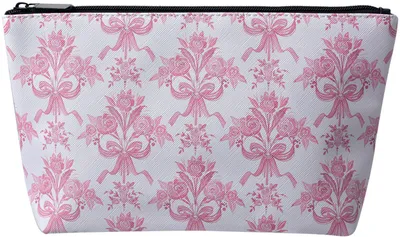 Immagine prodotto di Juleeze JZTT0003-01 Borsa da toilette da donna bianca rosa 26x6x16 cm