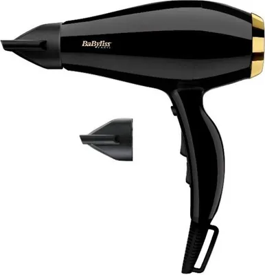 Obrázek produktu pro BaByliss Super Pro 2300, AC, 33,3 m/s, 120 m³/h, Černá, Zlato, Jednobarevný, Poutko k zavěšení