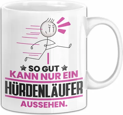 Produktbild von Hürdenläufer Geschenk Tasse So Gut Kann Nur Ein Hürdenläufer Aussehen Geschenkidee Kaffee-Becher (Weiß)