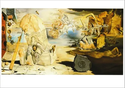 Produktbild von Kunstkarte Salvador Dalí "Die Apothese des Homer"