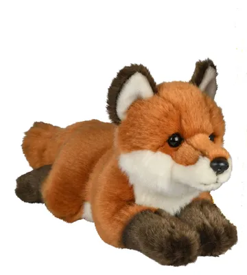 Produktbild von Uni-Toys Rotfuchs liegend 24cm Plüsch Waldtier Kuscheltier Plüschtier