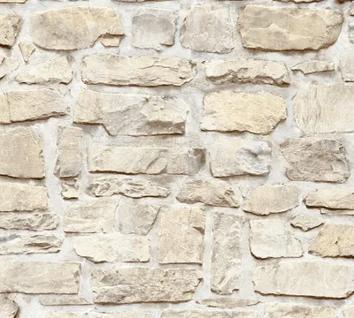 A close-up view of a stone wall texture.