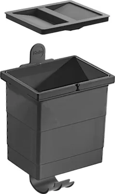 Immagine prodotto di Hailo 1138975 ReadyBin 6,5 L 226 x 174 x 220 mm con supporto a parete grigio scuro