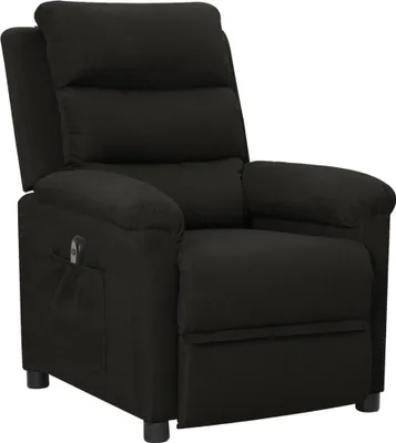 Produktbild von vidaXL Relaxsessel Elektrisch Schwarz Stoff